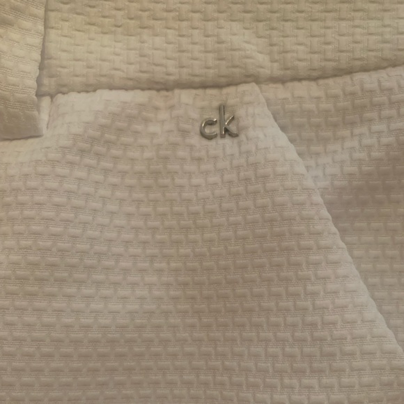 Calvin Klein white material shorts. - Picture 3 of 5